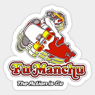 Fu Manchu - The action is go Sticker